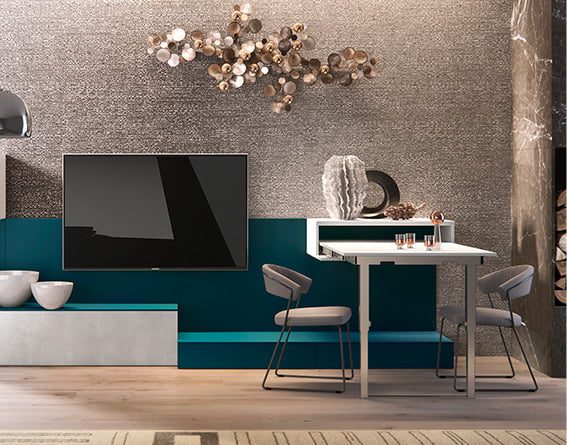 Tables modulables escamotable